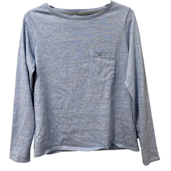 Ridgecut Women's Long Sleeve Pocket Work Tee Blue Heather Small - Picture 1 of 6